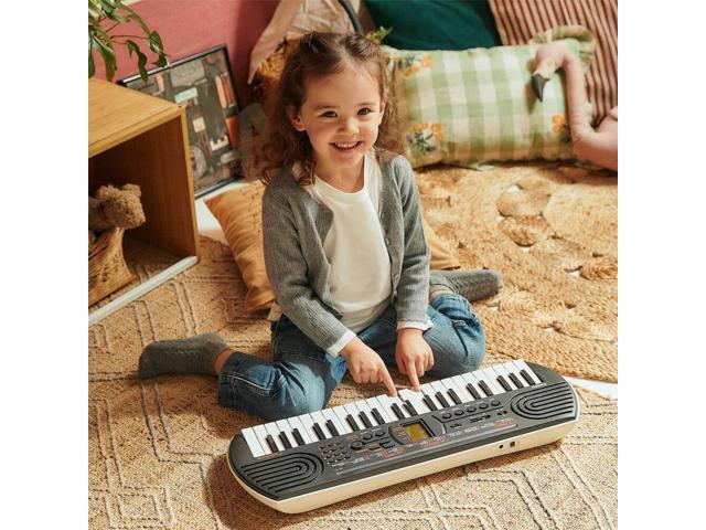 Casio SA81 tone 44-key Portable Keyboard - Black