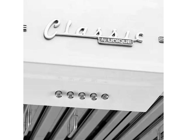 Unique Appliances - 36 inches - Externally Vented - Under cabinet Range Hood - Marshmallow White - image 3