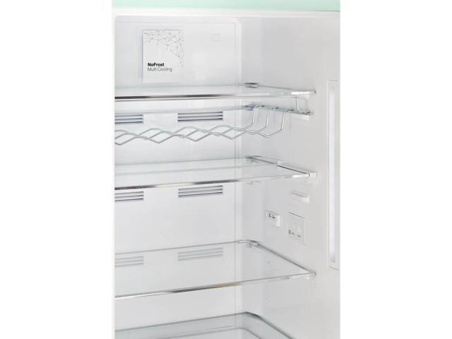 Unique Appliances - Classic Retro 23.8 in 11.7 cu. ft. Frost Free Retro Bottom Freezer Refrigerator ENERGY STAR - Summer Mint Green - image 6