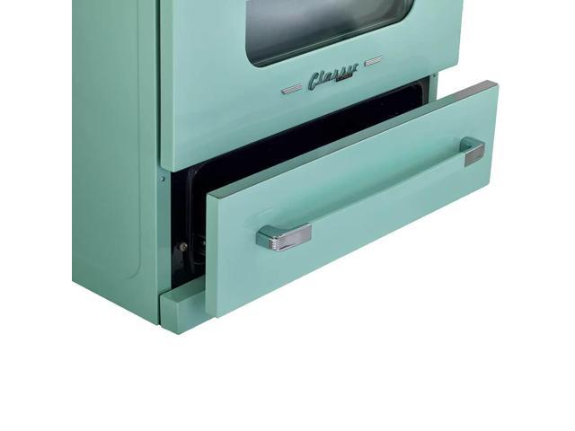 Unique Appliances - Classic Retro 3.9 Cu. Ft. Freestanding Induction Range with Air Fry - Ocean Mist Turquoise - image 5