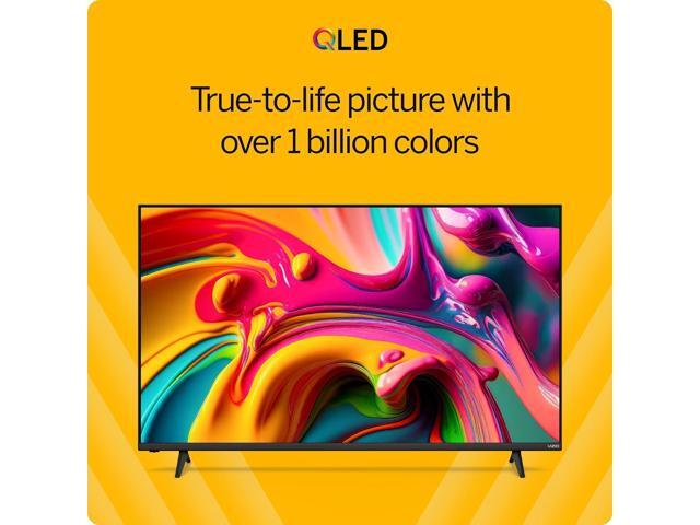 VIZIO 50' Quantum 4K QLED Smart TV Dolby Vision HDR10+, 120fps Gaming, HDMI VRR, Bluetooth, Alexa Compatible with HDMI Cable, 12-Month CPS...