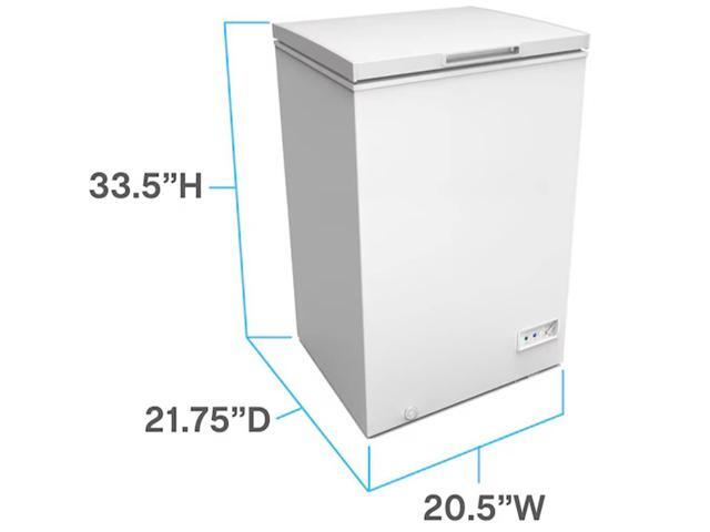Avanti CF350F0W 3.5 Cu. Ft. White Chest Freezer