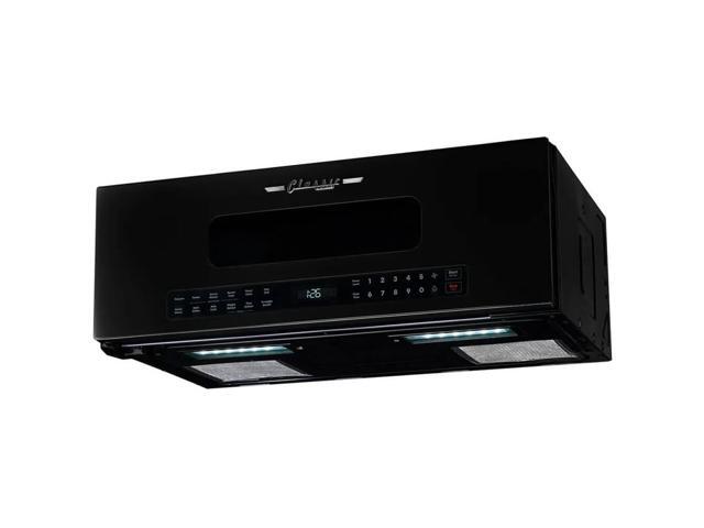 Unique Appliances - 30" Classic Retro Over-the-Range Microwave - Midnight Black - image 4