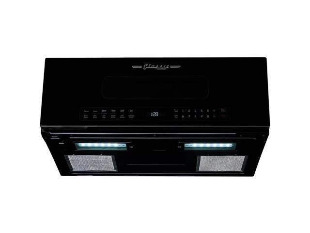 Unique Appliances - 30" Classic Retro Over-the-Range Microwave - Midnight Black - image 5