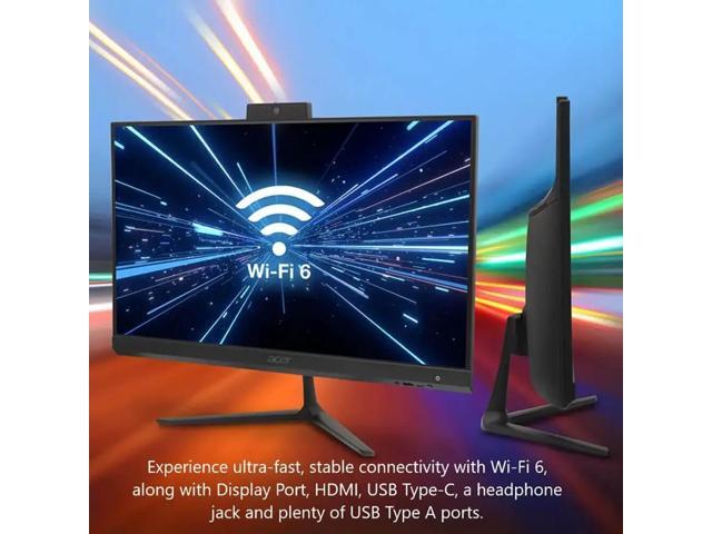 Acer - Aspire C24 23.8" Full HD 120Hz All-in-One - Intel Core i3 - 8GB Memory - 512GB SSD - Black - image 4