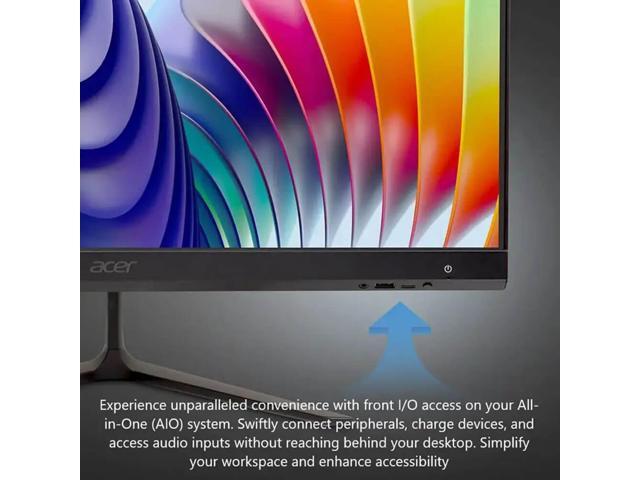 Acer - Aspire C24 23.8" Full HD 120Hz All-in-One - Intel Core i3 - 8GB Memory - 512GB SSD - Black - image 5