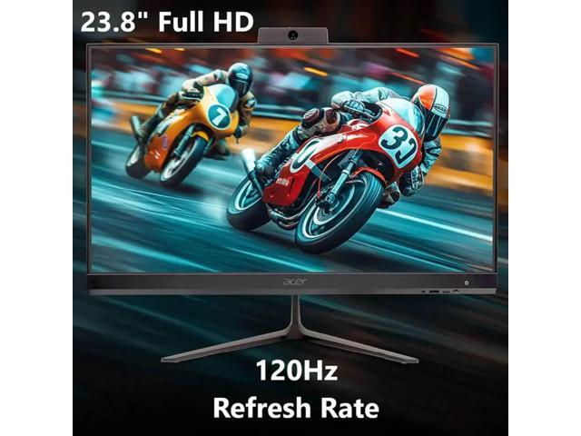 Acer - Aspire C24 23.8" Full HD 120Hz All-in-One - Intel Core i3 - 8GB Memory - 512GB SSD - Black - image 3