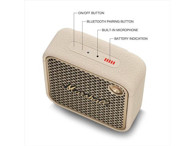 Marshall - Willen II Portable Bluetooth Speaker with Rugged Waterproof / Dust-proof Wireless Design - Cream - image 3