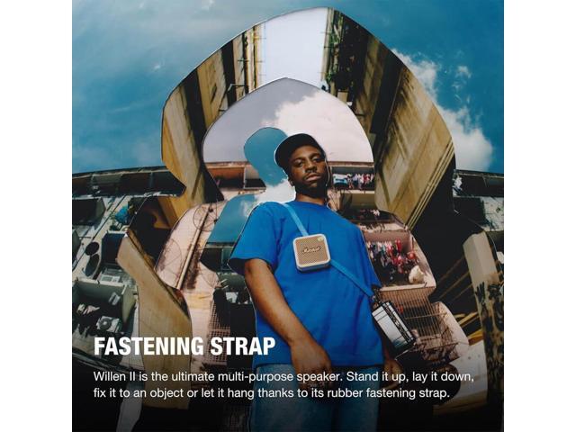 Marshall - Willen II Portable Bluetooth Speaker with Rugged Waterproof / Dust-proof Wireless Design - Cream - image 7