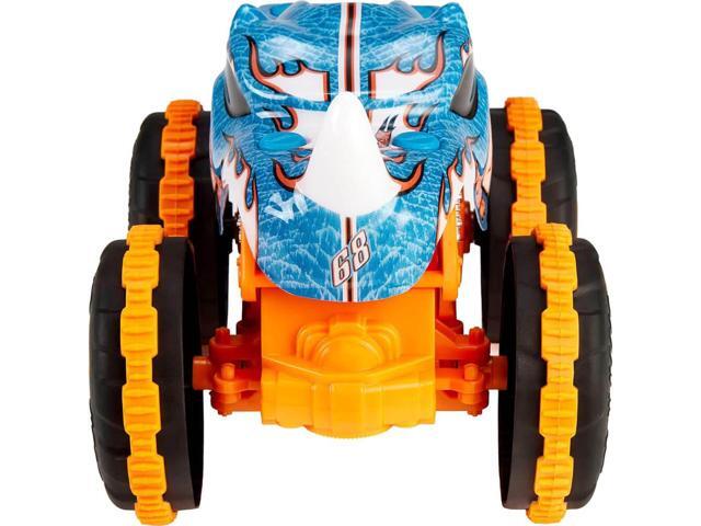 Hot Wheels - Monster Trucks 1:24 Scale Rhinomite RC Vehicle - Blue/Orange - image 4