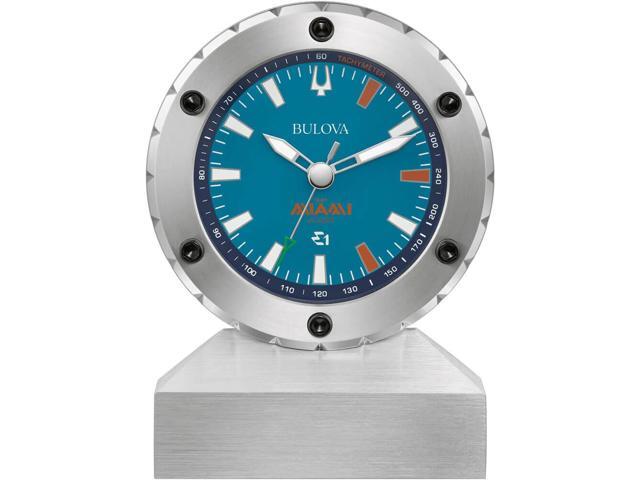 Bulova B9986GWP E1 Racing Tabletop Clock