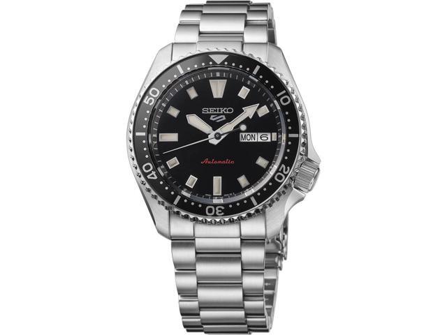 Seiko SRPL85 5 Sports SKX Collection Automatic Watch - Stainless/Black