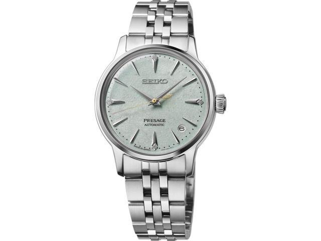 Seiko SRPL63 Presage Cocktail Time Automatic Watch - Stainless/Green