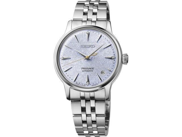Seiko SRPL61 Presage Cocktail Time Automatic Watch - Stainless/Light Blue