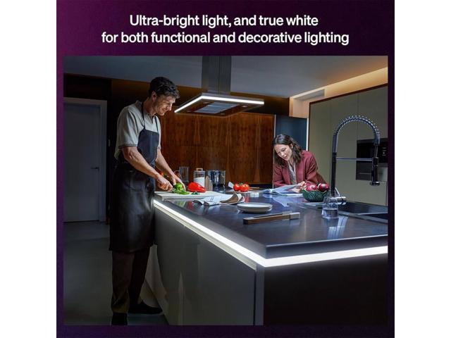 Hue 608174 OmniGlow White and Color Smart Strip Light - 10 Ft