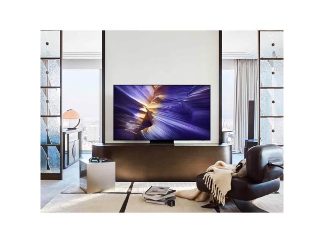 Samsung QN42S90FKIT1 OLED S90F 4K Smart TV Bundle Ultra Thin Design, HDR+, 144Hz Gaming, Alexa Built-in, AI Up