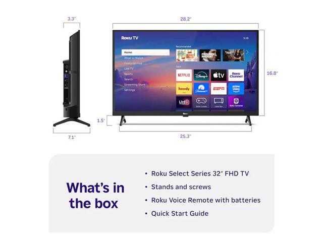 Roku - 32" Class Select Series Full HD (1080p) LED Smart RokuTV (2025) - image 3
