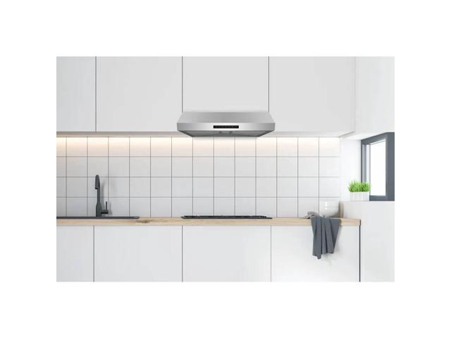 HAUSLANE UCPS60SS30 30 inch Stainless Under Cabinet Ducted Range Hood