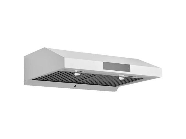 HAUSLANE UCPS18WHT30 30 inch Matte White Under Cabinet Range Hood