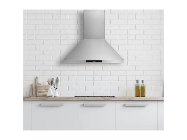 HAUSLANE WM538SS30 30 inch Stainless Convertible Wall Mount Range Hood