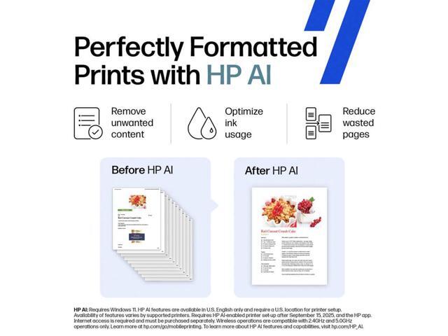 HP DJ4227e All-In-One Inkjet Printer with $25 Instant Ink