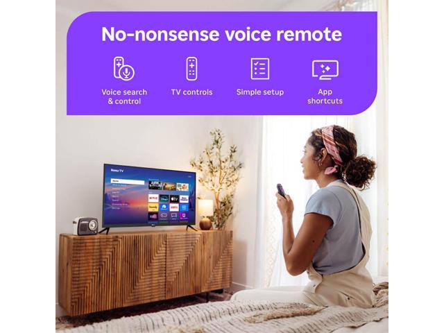 Roku 24 inch Class Select Series 720p HD Smart TV Voice Remote for Easy Search and Control Auto Speech Clarity & Night Mode for Better Sound at Any...