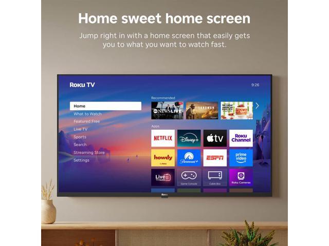 Roku 24 inch Class Select Series 720p HD Smart TV Voice Remote for Easy Search and Control Auto Speech Clarity & Night Mode for Better Sound at Any...