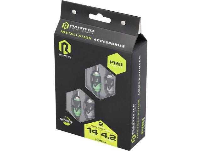 Raptor R5RCA14 Pro Series 14 Visible Dual Twist Audio RCA 2-Channel - image 7