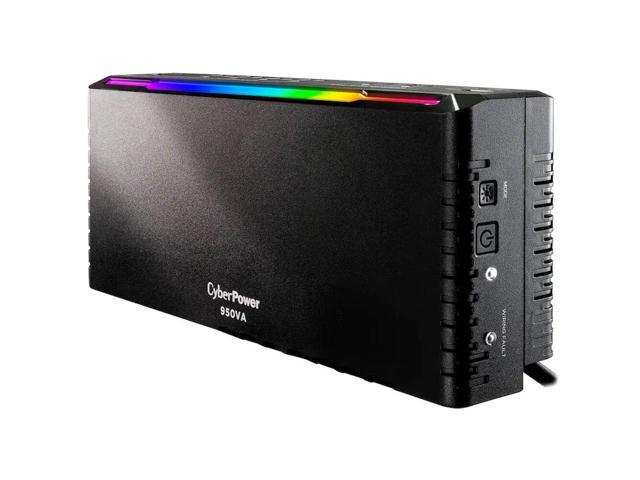 CyberPower - GX950UC Gaming UPS System with RGB Lighting and USB Charging Ports - Black - image 6