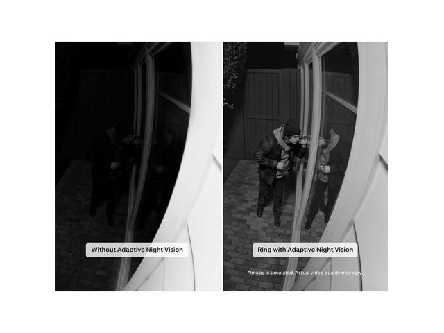 Ring - Outdoor Cam Pro, Retinal 4K for the ultimate wide-angle video, 10x Zoom, Low-Light Sight full-color in near dark - White - image 6