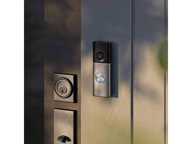 Ring - Wired Doorbell Pro (3rd Gen) — Retinal 4K for ultra-clear video, 10x Zoom, Low-Light Sight for color in near dark - Deep Silver - image 3