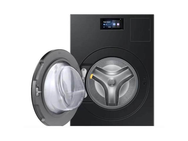 Samsung - 5.3 cu. ft. Bespoke AI Vented Smart All-In-One Washer/Electric Dryer Combo with AI Home - Brushed Black - image 3