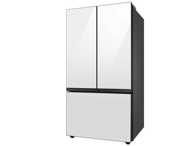 Samsung - BESPOKE 30 cu. ft. French Door Smart Refrigerator with AutoFill Water Pitcher - White Glass - image 4