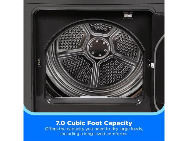 Midea MLTE45N4BMG 7.0 Cu. Ft. Metallic Gray Top Load Smart Electric Dryer