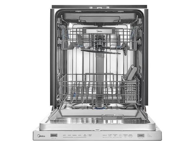 Midea MDT24P3CST 47 dBA Stainless Top Control Smart Dishwasher
