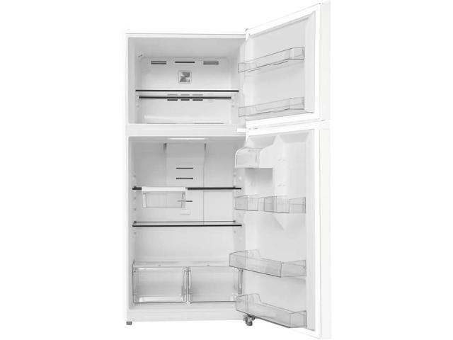 Midea MRT18D3BWW 18 Cu. Ft. White Garage Ready Top Freezer Refrigerator