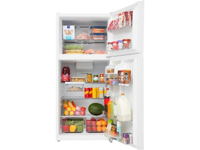 Midea MRT18D3BWW 18 Cu. Ft. White Garage Ready Top Freezer Refrigerator