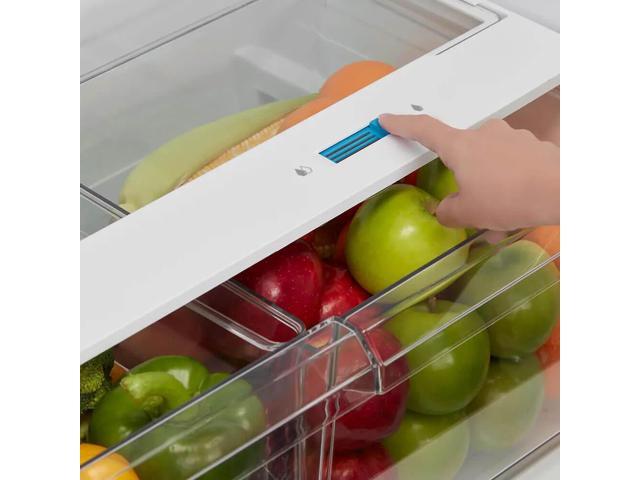 Midea MRT18D3BWW 18 Cu. Ft. White Garage Ready Top Freezer Refrigerator
