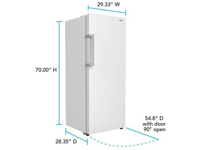 Avanti AV160VFK0W 16 Cu. Ft. White Garage Ready Upright Convertible Freezer
