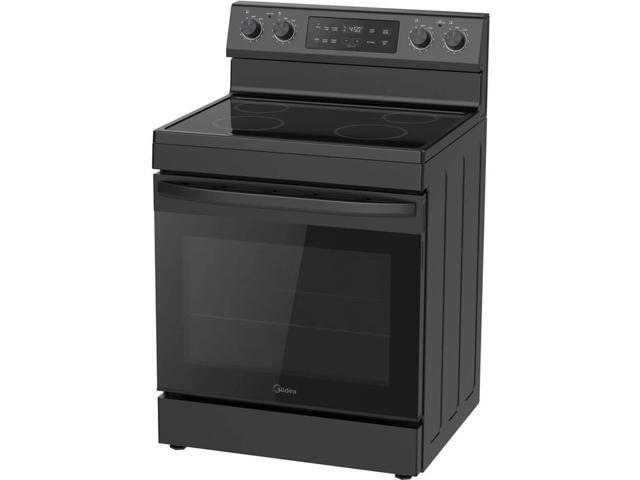 Midea MER30S2ABB 6.3 Cu. Ft. Black Freestanding Electric Smoothtop Range