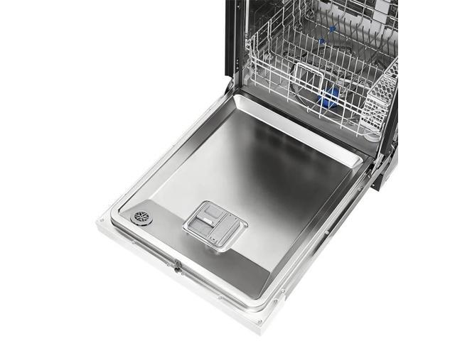 Midea MDF24P1BWW 52 dBA White Front Control Hybrid Tub Dishwasher