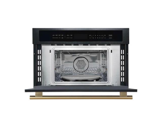 Forno Appliances - Oliena Espresso 1.6 cu. ft. Built-in 1750W Compact Convection Oven and 1000W Microwave Combo with Sensor Cooking - Black - image 6