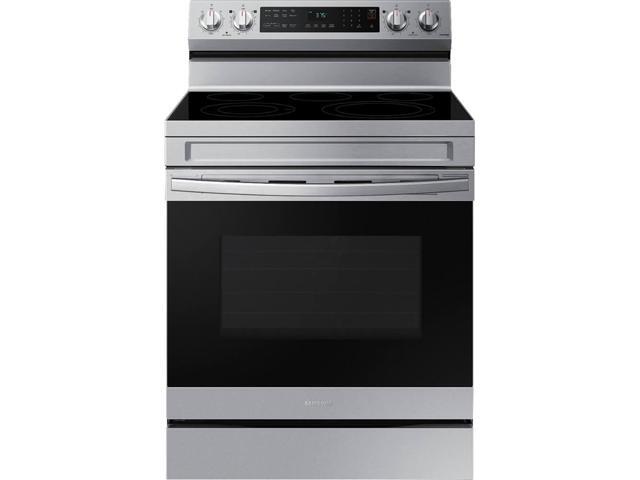 Samsung - 6.3 cu. ft. Freestanding Electric Range with WiFi, No-Preheat Air Fry & Convection - Stainless Steel - image 6