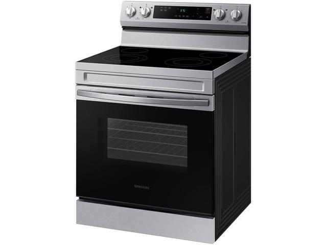 Samsung - 6.3 cu. ft. Freestanding Electric Range with WiFi and Steam Clean - Stainless Steel - image 3
