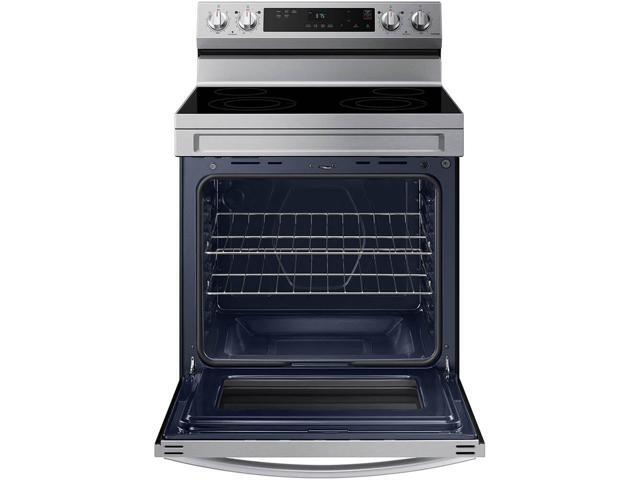 Samsung - 6.3 cu. ft. Freestanding Electric Range with WiFi and Steam Clean - Stainless Steel - image 6