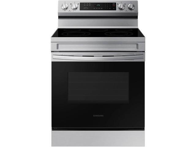 Samsung - 6.3 cu. ft. Freestanding Electric Range with Rapid Boil, WiFi & Self Clean - Stainless Steel - image 4