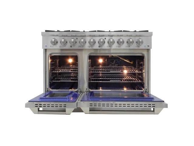 Brama 5.5 Cu. Ft. Stainless Steel Freestanding Gas Range