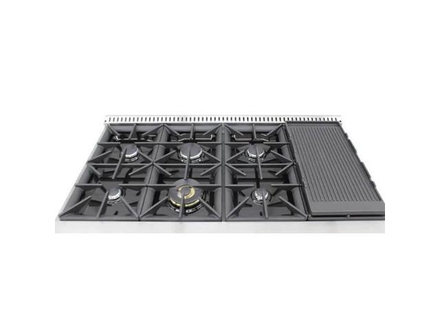 Brama 5.5 Cu. Ft. Stainless Steel Freestanding Gas Range