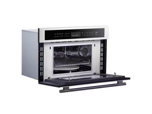 Forno Appliances - Oliena Espresso 1.6 cu. ft. Compact Convection Oven and 1000W Microwave Combo - Silver - image 3