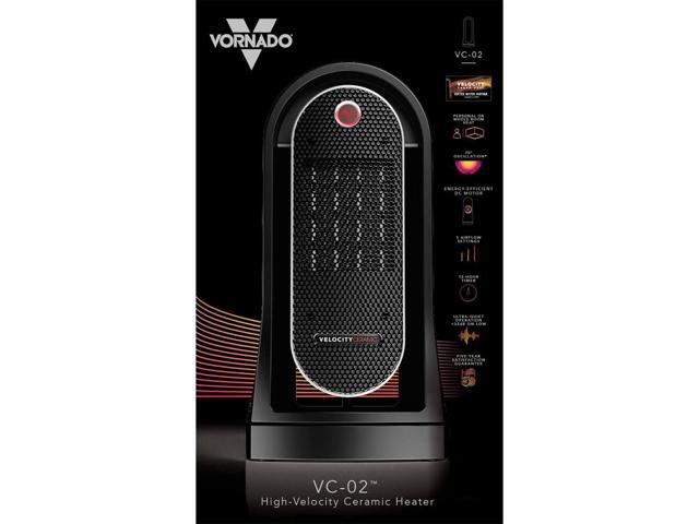 Vornado VC02PLUS VC-02 High-Velocity Ceramic Fan Space Heater - Black